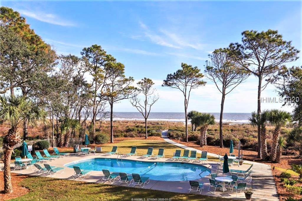 Direct Oceanfront Private Villa Overlooking Pool/Beach - South Forest Beach - Right Next To Coligny Plaza Hilton Head Island Exteriör bild